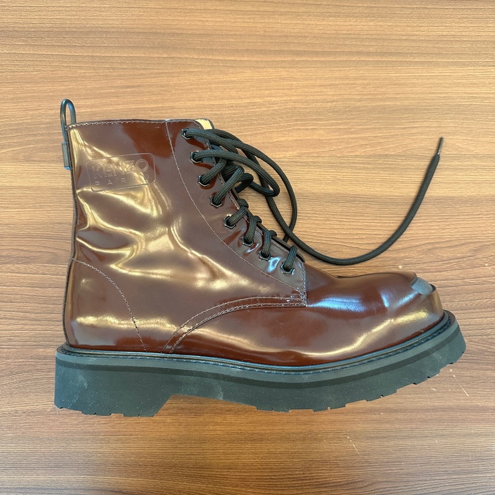 Kenzo Men's Brown Leather Boots - Picture 3 of 7
